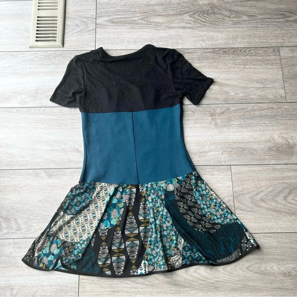 Kollontai Lace Patchwork Mini  Dress Tunics - Picture 12 of 15